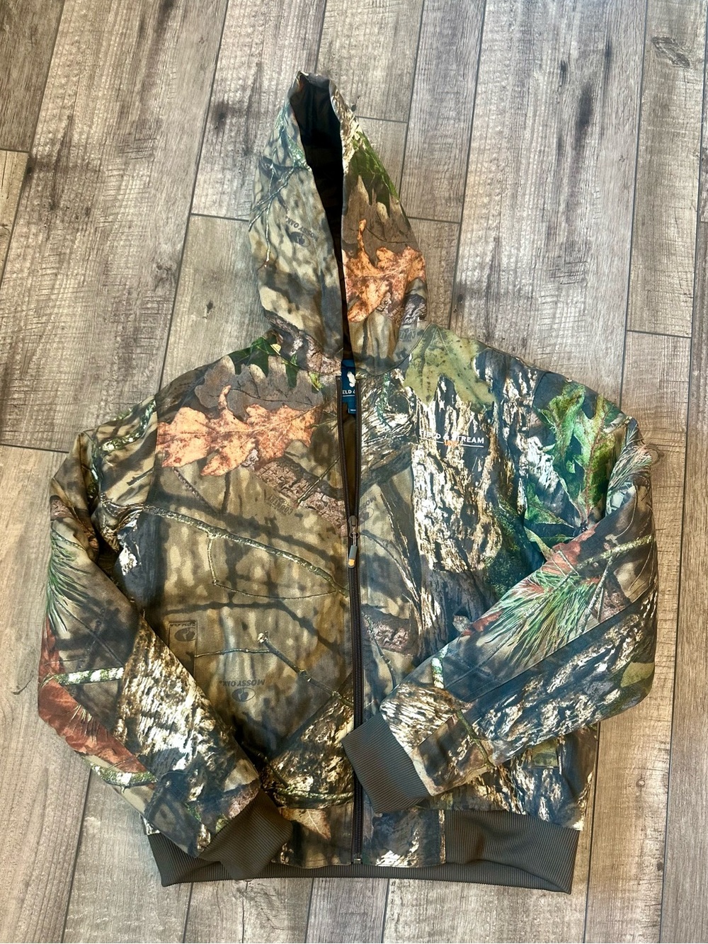 Field & Stream Camo Hooded Jacket YOUTH XL